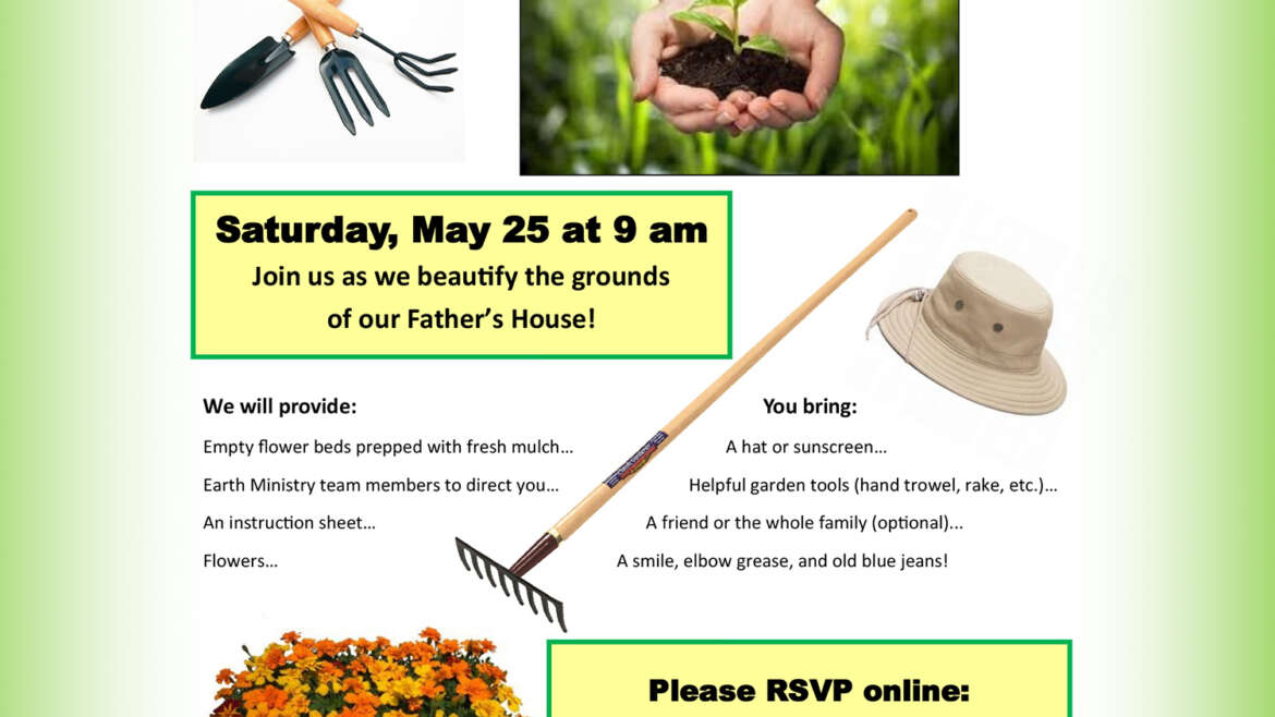 Planting Party at St. Irenaeus grounds