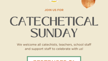 Catechetical Sunday on Sept. 21