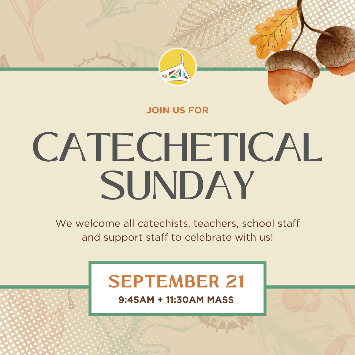 Catechetical Sunday on Sept. 21