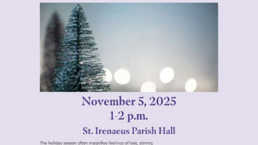 Navigating Grief during the holidays presentation on Nov. 5