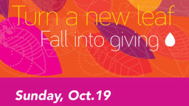 Blood Drive graphic for Sunday Oct. 19 in the Parish Hall