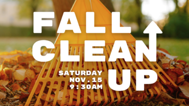 Join us as we clean up the parish grounds on November 15, 2025