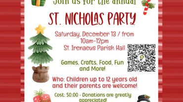 St. Nicholas Party Flyer 2025