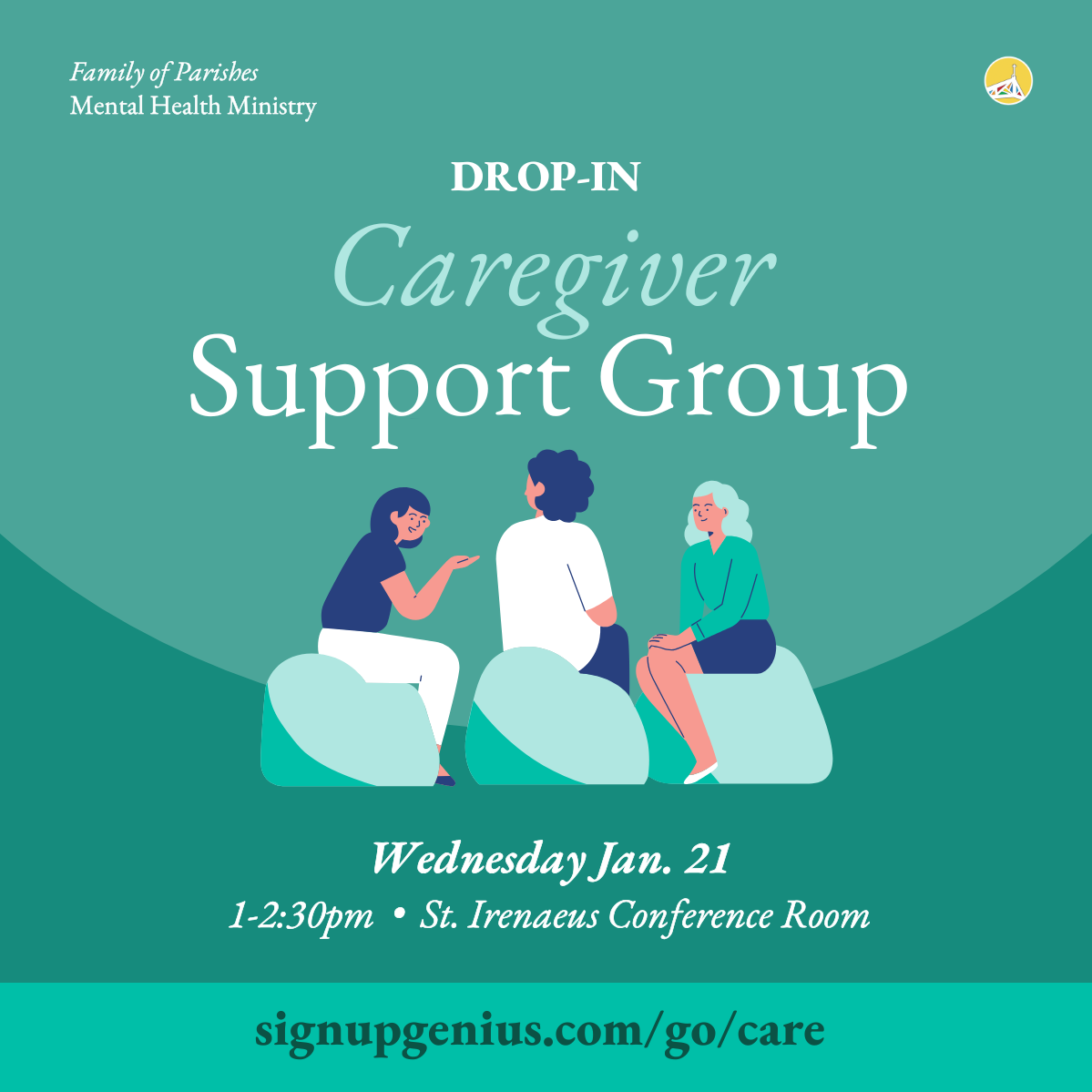 Drop in Caregiver Support Group Jan. 21