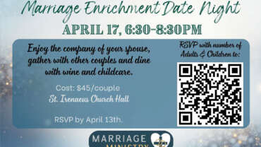 Marriage Ministry Date Night April 2026