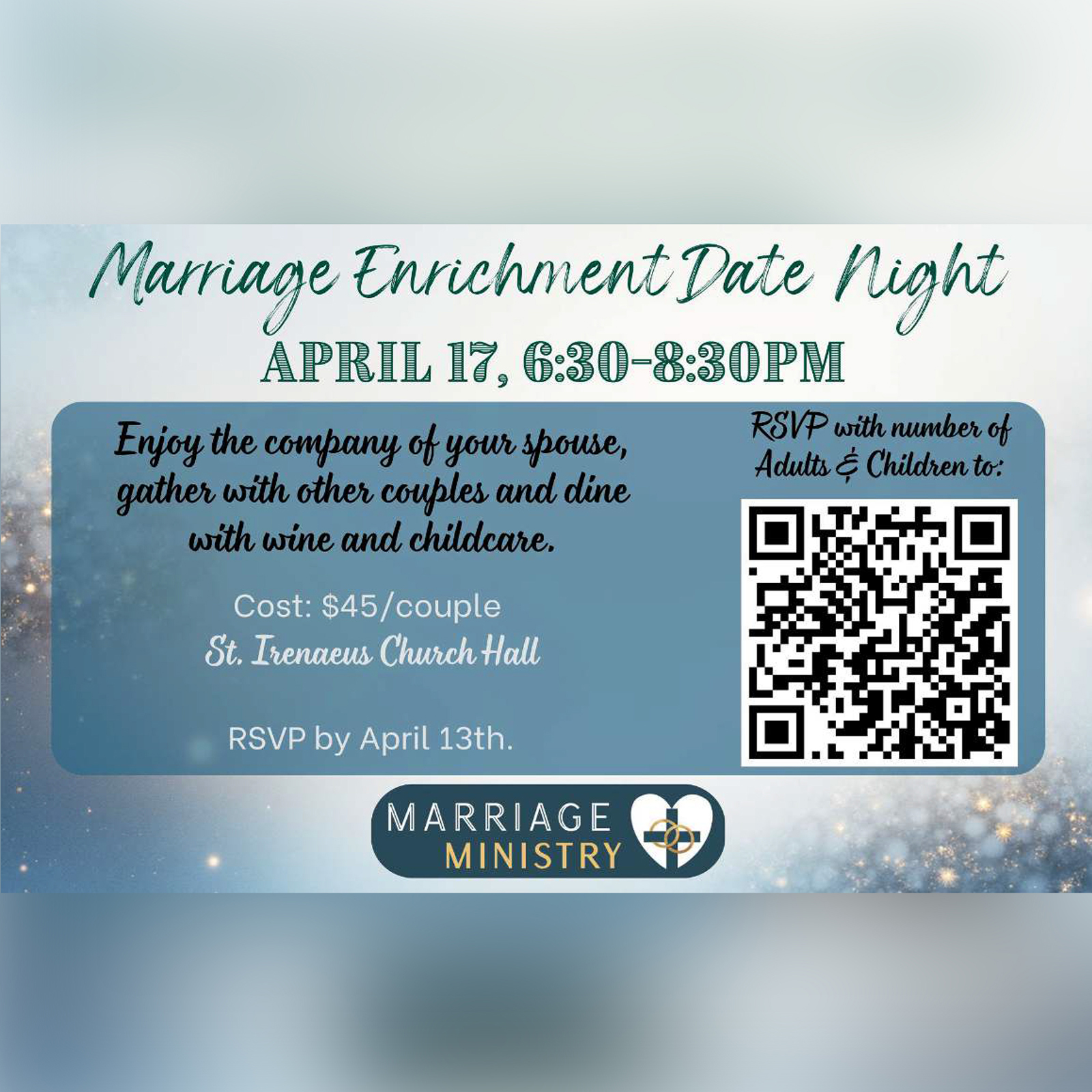 Marriage Ministry Date Night April 2026