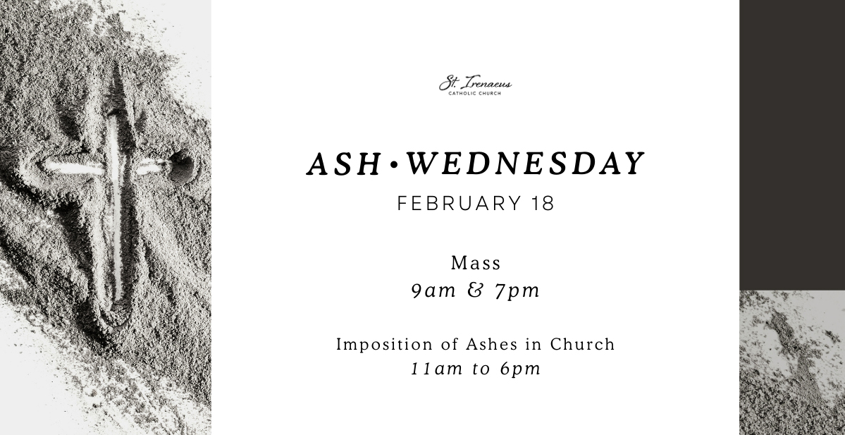 Ash Wednesday 2026