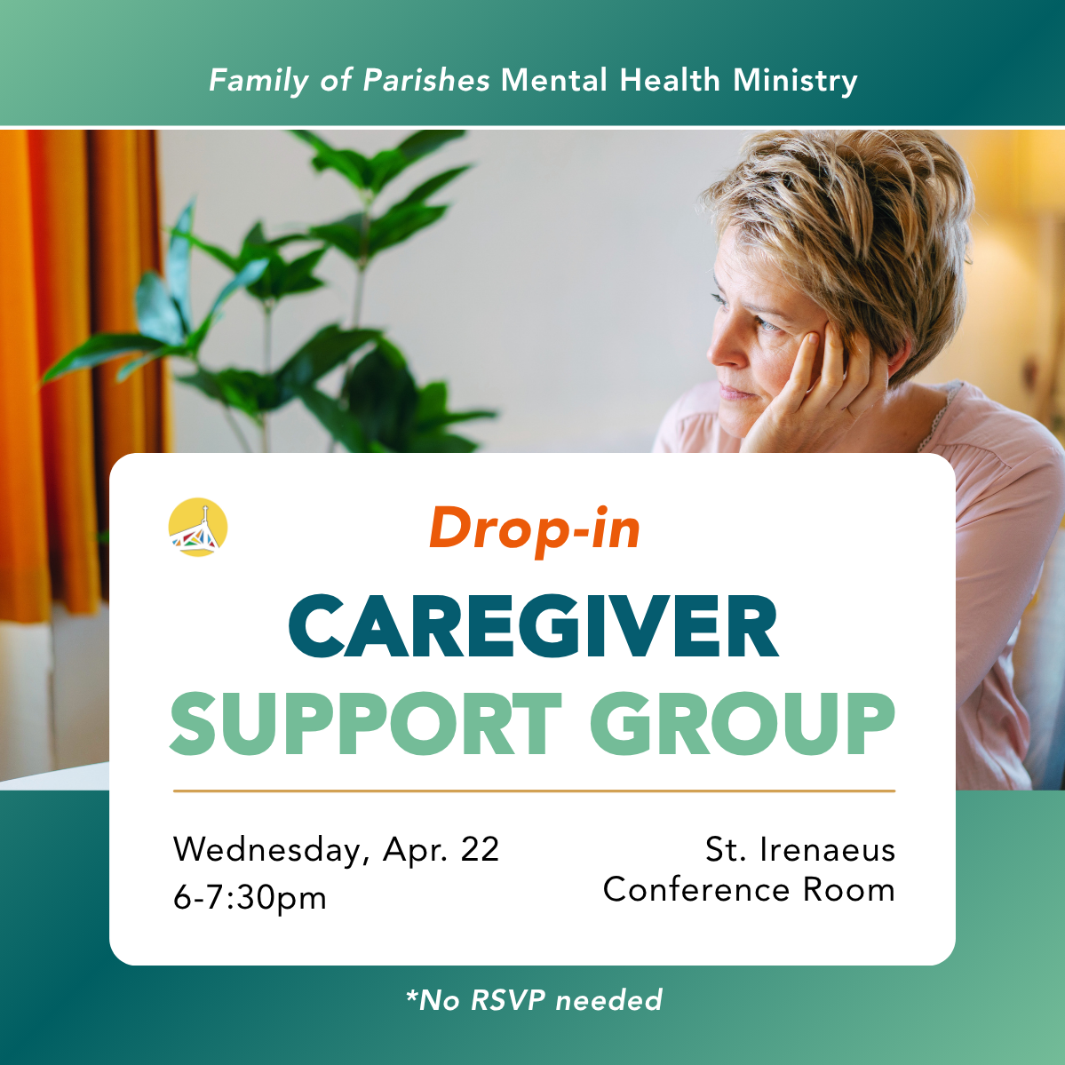 Drop-In Caregiver Support Group April 22, 2026