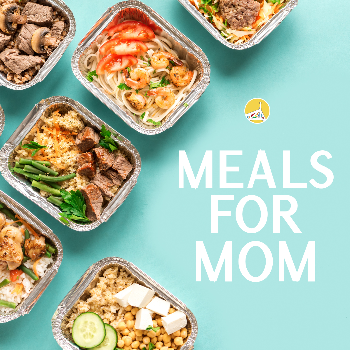 Meals for Mom with photo of packaged meals