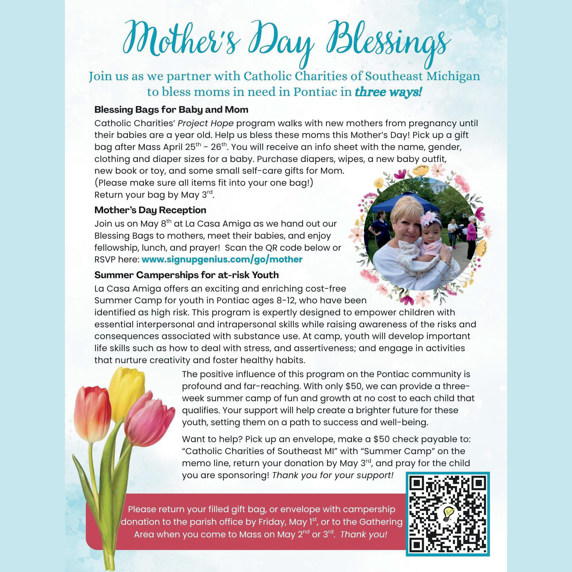 Mother's Day Blessings How to help 2026