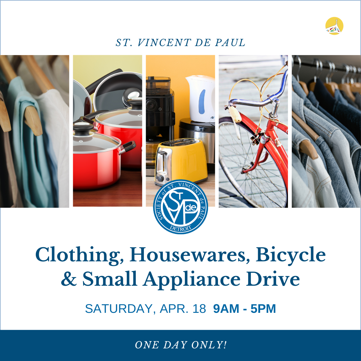 SVdP Clothing Drive Spring 2026