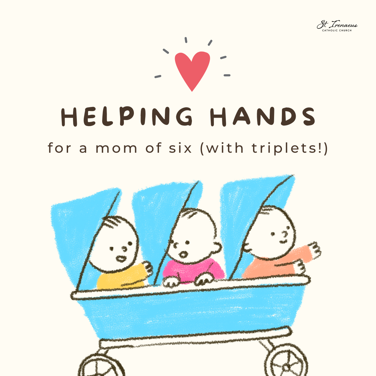 Help a mom of six with triplets