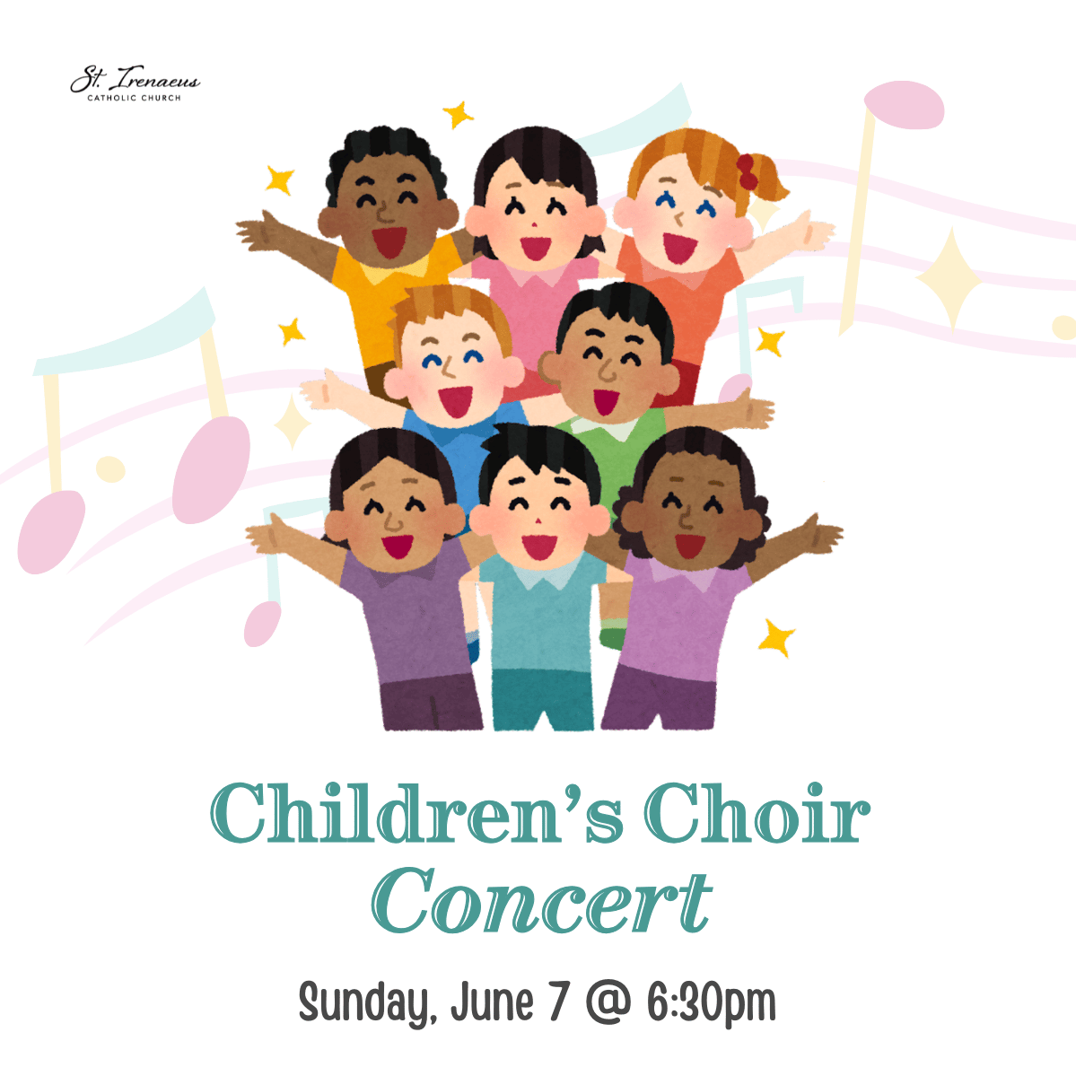 Children's Choir Year-End Concert June 7, 2026