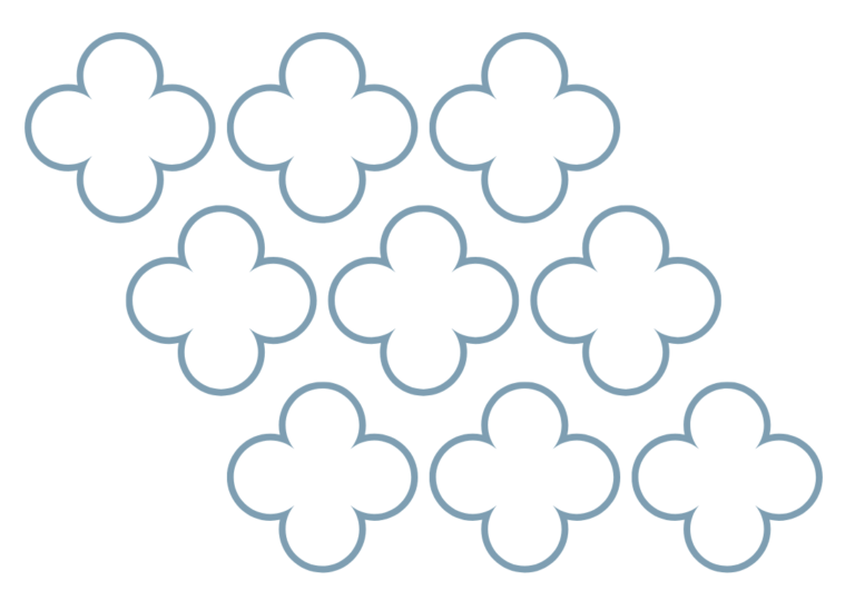 9 quatrefoil