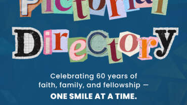 Celebrating 60 years as a parish. Get your photo taken for our pictorial directory!