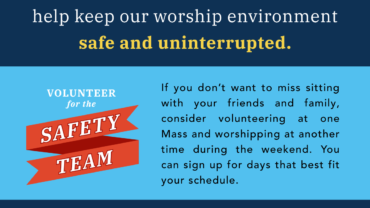 Join the Safety Team Ministry at St. Irenaeus