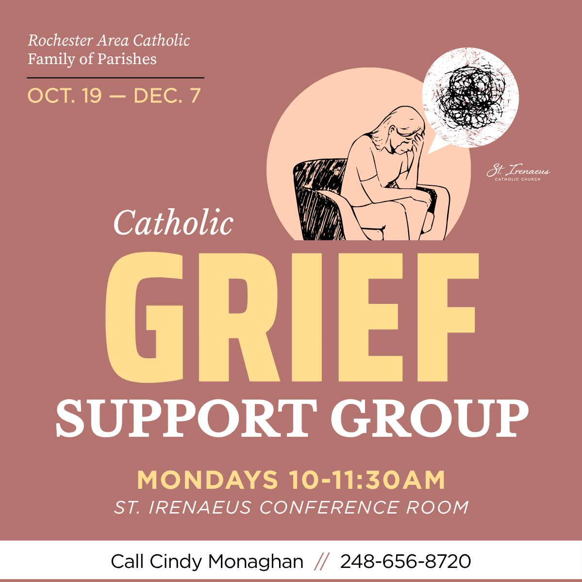 Catholic Grief Support Group Oct through December 2026