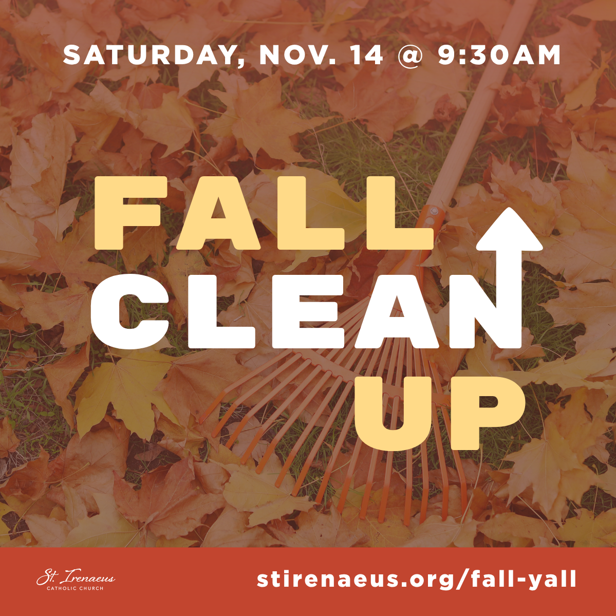 Fall Cleanup Nov. 14, 2026